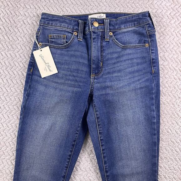 Universal Thread Women’s High Rise Skinny Stretch Blue Jeans 00 /24 NWT Lot of 3 - Picture 3 of 16